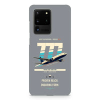 Thumbnail for Boeing 777-200ER design on samsung case - gray
