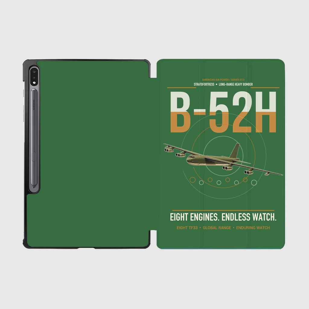 B-52H Stratofortress design on green samsung tablet tablet case