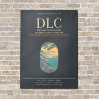 Thumbnail for Dalian Zhoushuizi International Airport DLC - Canvas Framed - Gray