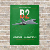Thumbnail for Avro Vulcan B2 vertical canvas print - no frame - green background