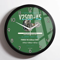 Thumbnail for V2500-A5 design on green framed wall clock