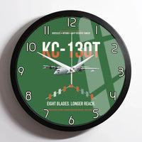 Thumbnail for KC-130T NP2000 design on green framed wall clock