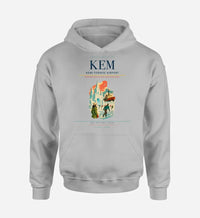 Thumbnail for Kemi-Tornio Airport (KEM) design on light gray hoodie single-side print