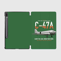 Thumbnail for C-47A Skytrain design on green samsung tablet tablet case