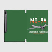 Thumbnail for MQ-9A Reaper design on green samsung tablet tablet case