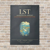 Thumbnail for Launceston Airport LST - Canvas Framed - Gray