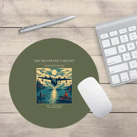 Thumbnail for VINTAGE G4441 - The Moonpath Takeoff - Designed Mouse Pads design on greenarmy round