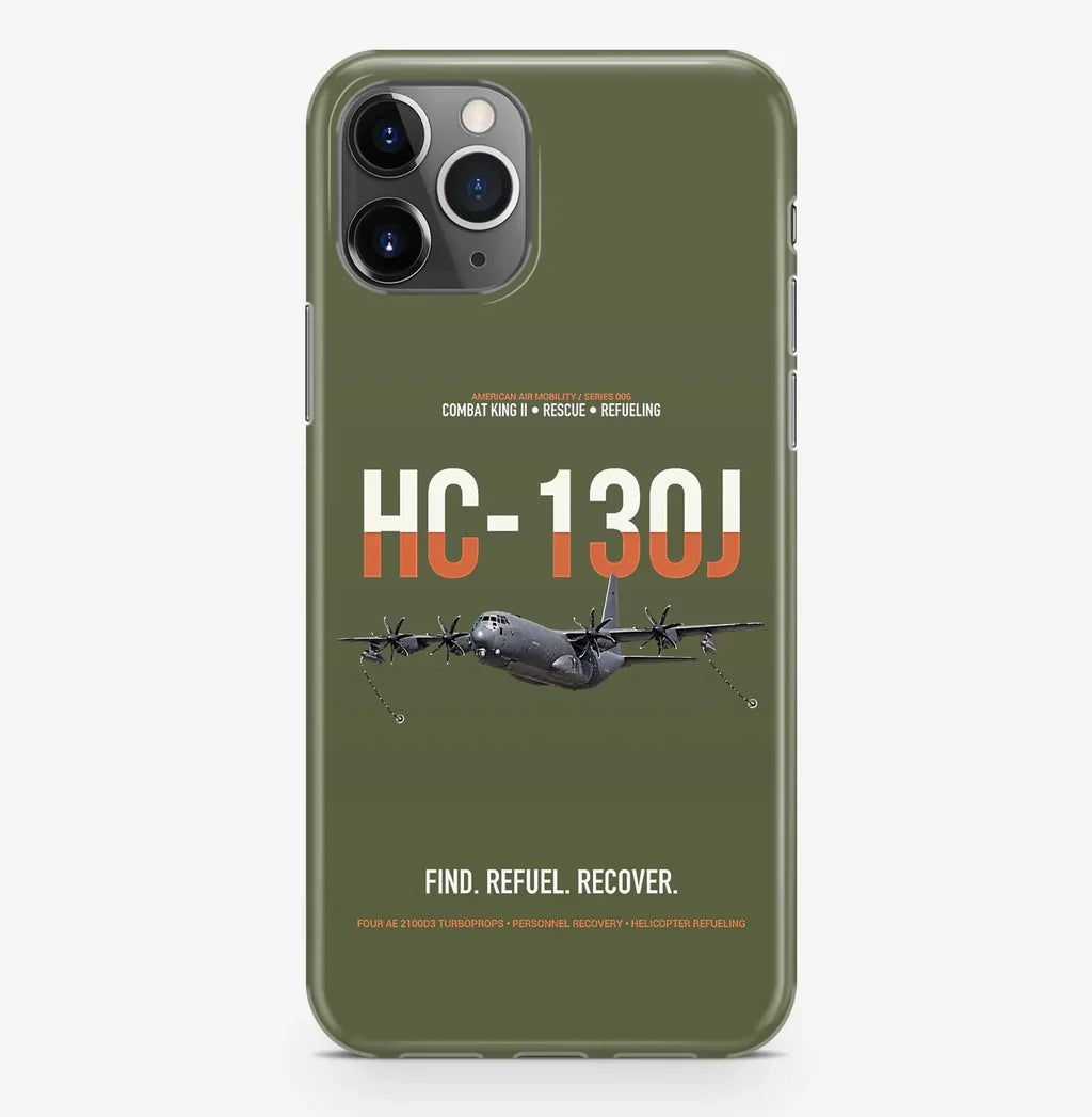 HC-130J COMBAT KING II design on green army magsafe iphone case, for iPhone Pro Max