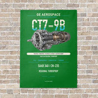 Thumbnail for CT7-9B vertical canvas print - no frame - green background