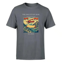 Thumbnail for VINTAGE G4038 - The Mountain Mail - Premium T-Shirt design on gray premium t shirt