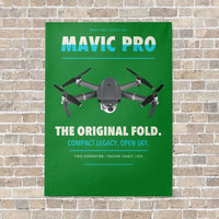 Thumbnail for DJI Mavic Pro vertical canvas print - no frame - green background