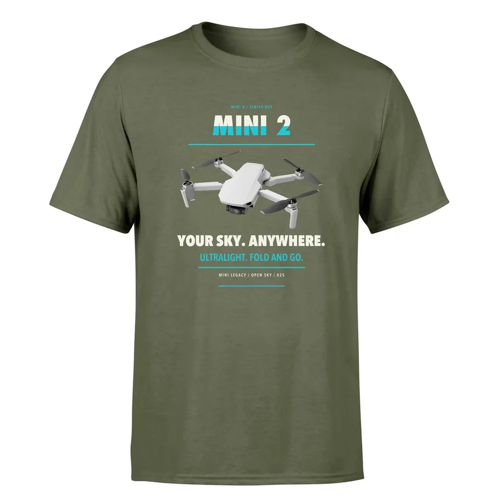 DJI Mini 2 design on green army single side
