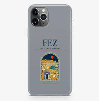 Thumbnail for Fez Airport (FEZ) design on gray iPhone 16 Pro MagSafe case