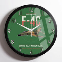 Thumbnail for F-4C Phantom II design on green framed wall clock