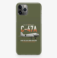 Thumbnail for C-47A Skytrain design on green army magsafe iphone case, for iPhone Pro Max