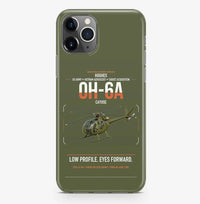 Thumbnail for Hughes OH-6A Cayuse design on green army magsafe iphone case, for iPhone Pro Max