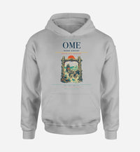 Thumbnail for Nome Airport (OME) design on light gray hoodie single-side print