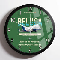 Thumbnail for Airbus A300-600ST BelugaST design on green framed wall clock
