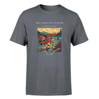 Thumbnail for VINTAGE G4289 - The Salmon Run Charter - Premium T-Shirt design on gray premium t shirt
