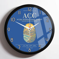 Thumbnail for Accra International Airport ACC Wall-Clock Framed - Blue