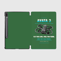 Thumbnail for DJI Avata 2 design on green samsung tablet tablet case