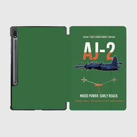 Thumbnail for AJ-2 Savage Tanker design on green samsung tablet tablet case