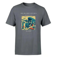 Thumbnail for VINTAGE G4506 - The Air Ambulance Run - Premium T-Shirt design on gray premium t shirt