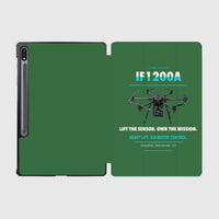 Thumbnail for Inspired Flight IF1200A design on green samsung tablet tablet case