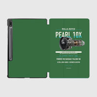 Thumbnail for PEARL 10X design on green samsung tablet tablet case