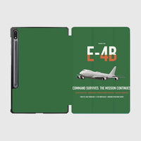Thumbnail for E-4B Nightwatch design on green samsung tablet tablet case