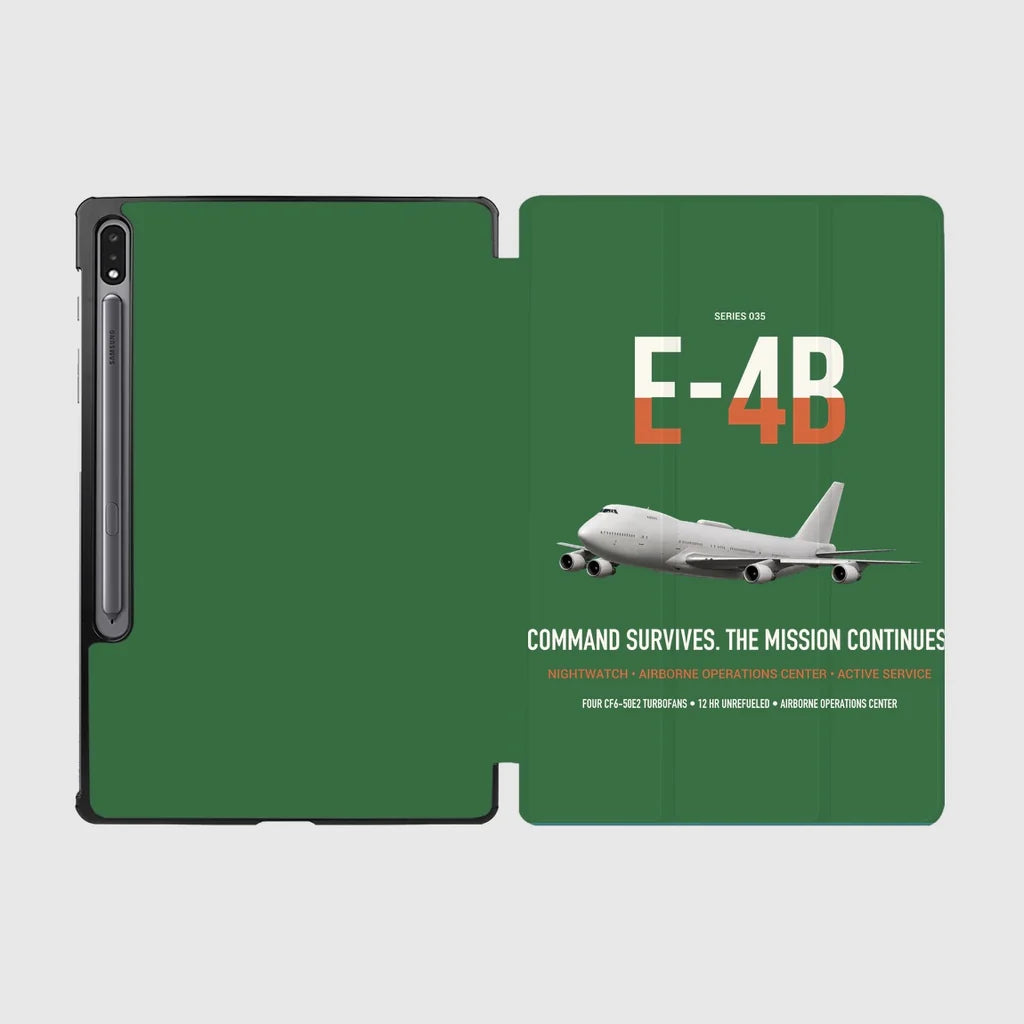 E-4B Nightwatch design on green samsung tablet tablet case
