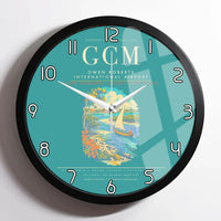 Thumbnail for Owen Roberts International Airport GCM Wall-Clock Framed - Turquoise