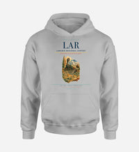 Thumbnail for Laramie Regional Airport (LAR) design on light gray hoodie single-side print