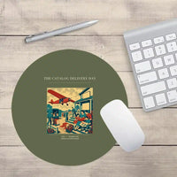 Thumbnail for VINTAGE G4412 - The Catalog Delivery Day - Designed Mouse Pads design on greenarmy round