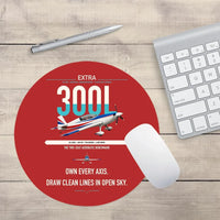 Thumbnail for Extra 300L design on red round mouse pad