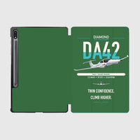Thumbnail for Diamond DA42-VI design on green samsung tablet tablet case
