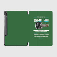Thumbnail for TRENT 500 design on green samsung tablet tablet case