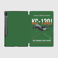 Thumbnail for KC-130J SUPER HERCULES design on green samsung tablet tablet case