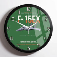 Thumbnail for F-15EX Eagle II Connect Carry Control design on green framed wall clock