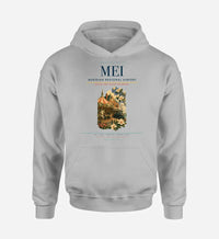 Thumbnail for Meridian Regional Airport (MEI) design on light gray hoodie single-side print