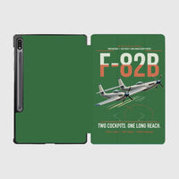 Thumbnail for F-82B Twin Mustang design on green samsung tablet tablet case