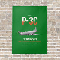 Thumbnail for P-3C Orion vertical canvas print - no frame - green background