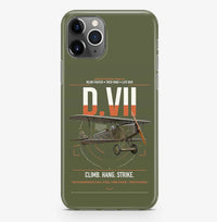 Thumbnail for Fokker D.VII design on green army magsafe iphone case, for iPhone Pro Max