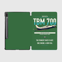 Thumbnail for Socata TBM 700 design on green samsung tablet tablet case