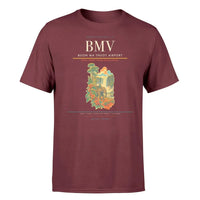 Thumbnail for Buon Ma Thuot Airport (BMV) T-Shirt single-side front print in Dark Red | buon-ma-thuot-airport-bmv-double-side-t-shirt