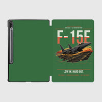 Thumbnail for F-15E Strike Eagle design on green samsung tablet tablet case