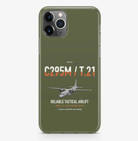 Thumbnail for Airbus C295M T.21 design on green army magsafe iphone case, for iPhone Pro Max