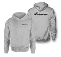 Thumbnail for AirBridgeCargo logo on light gray double side hoodie