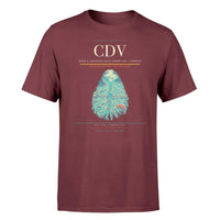 Thumbnail for Merle K. (Mudhole) Smith Airport (CDV) T-Shirt single-side front print in Dark Red | merle-k-mudhole-smith-airport-cdv-double-side-t-shirt