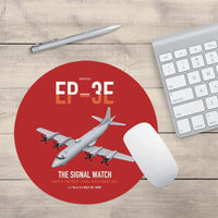 Thumbnail for EP-3E ARIES II design on red round mouse pad